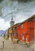 Harald Sohlberg Fra Roros Sweden oil painting artist